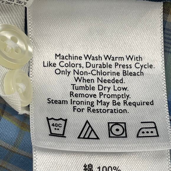 Eddie Bauer Men's 100% Cotton Relaxed Fit Button Down Shirt, Sz. L, Outdoor - Picture 5 of 6